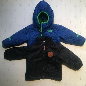 Two winter jacket of 6-12 months old